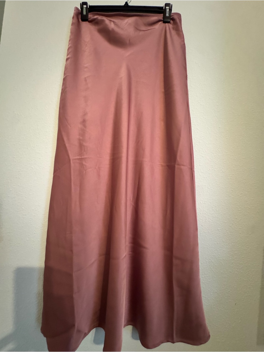 Sincerely Jules Dusty Rose Satin Maxi Skirt